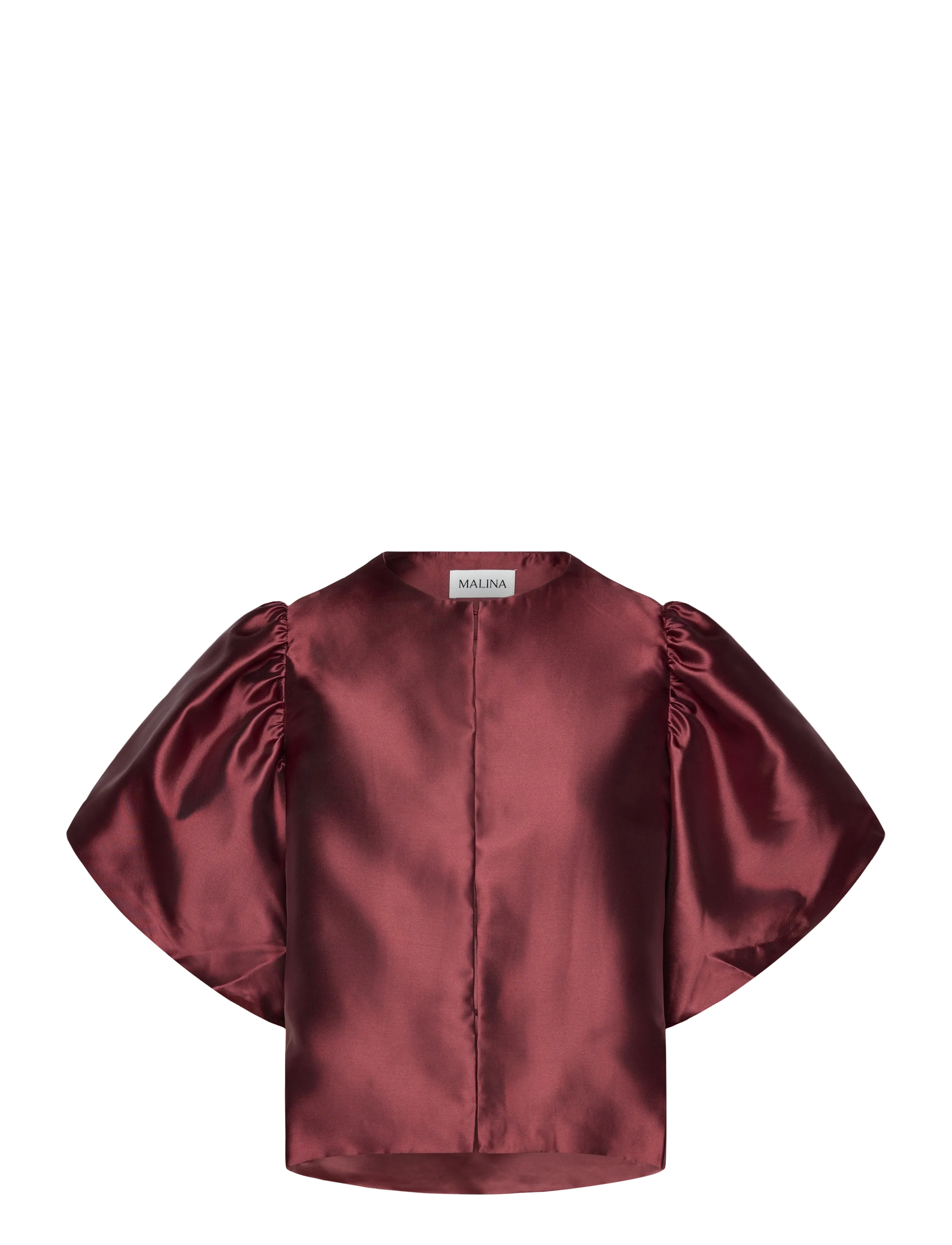 Malina - Cleo Blouse - kurzämlige blusen - wine - 1