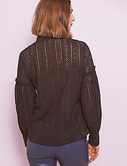 Malina - Juno blouse - långärmade skjortor - black - 3