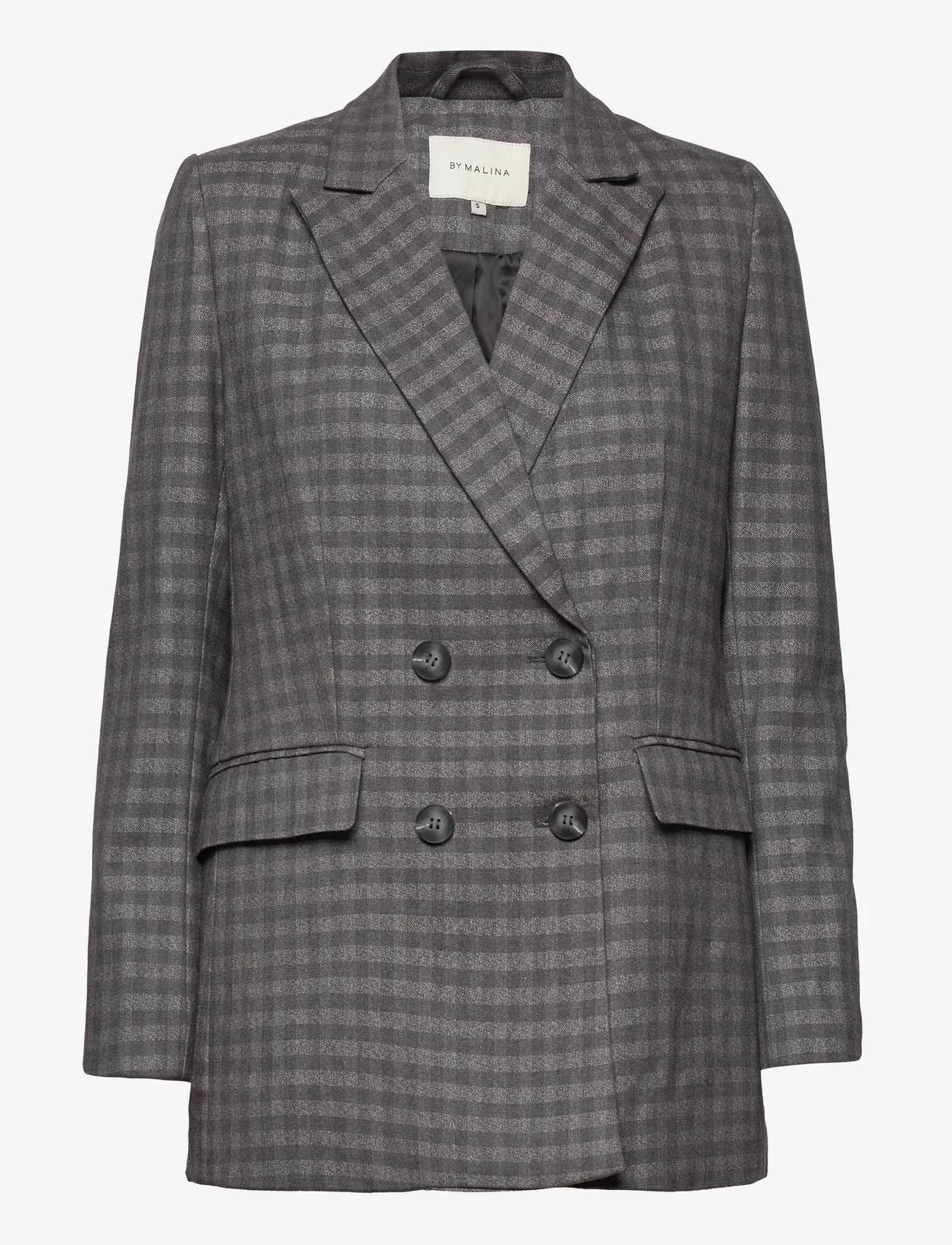 Malina - Sandy blazer - odzież imprezowa w cenach outletowych - ash check - 0