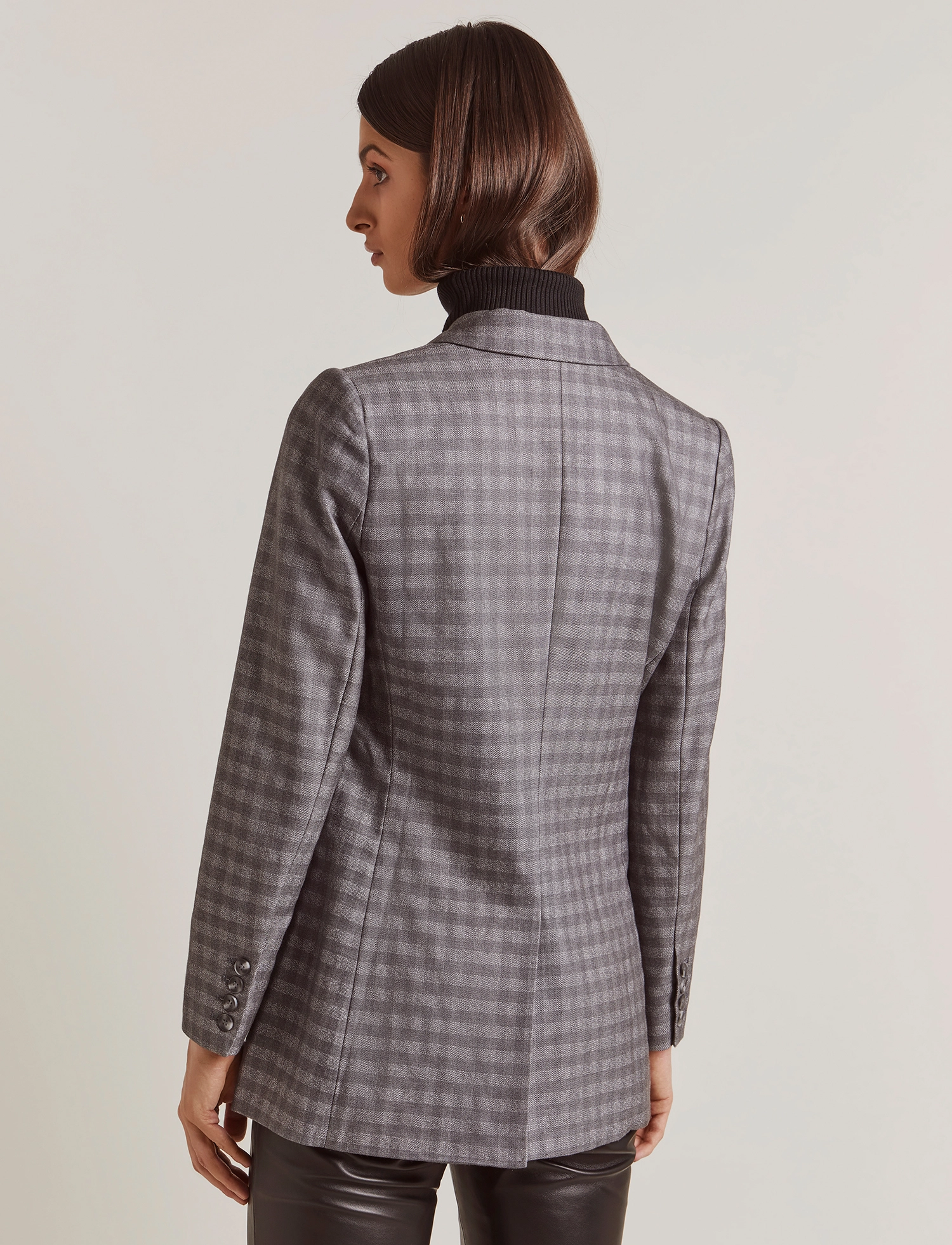 Malina - Sandy blazer - ash check - 3
