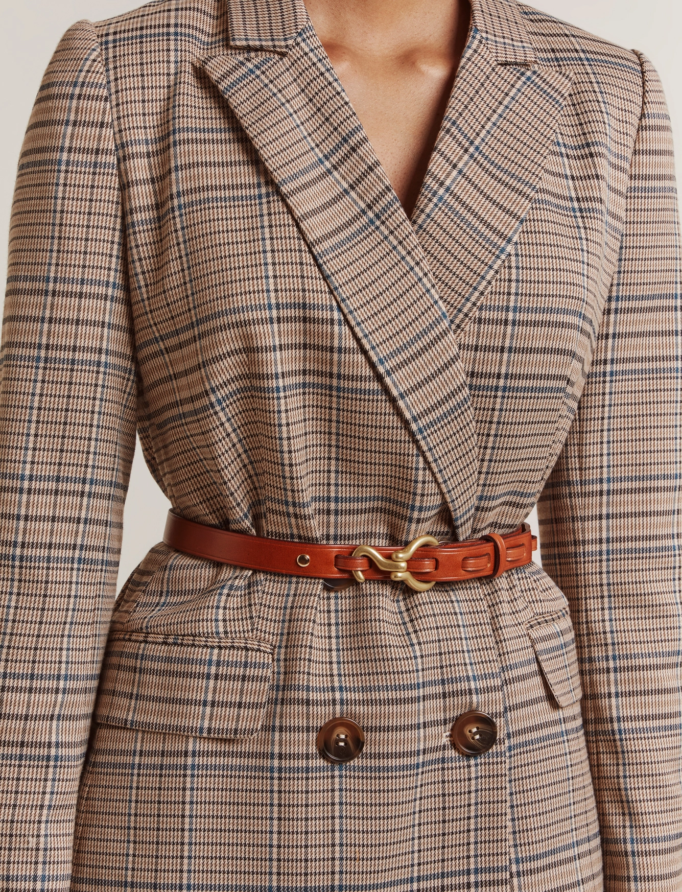 Malina - Sandy blazer - beige check - 3