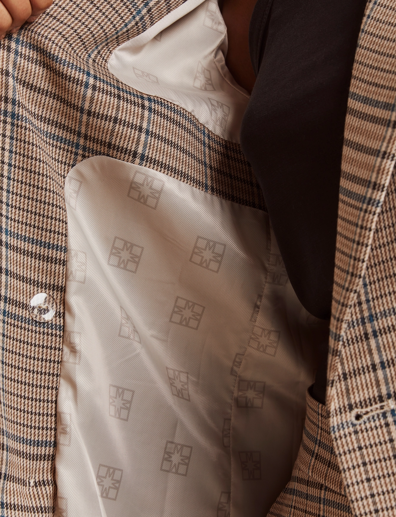 Malina - Sandy blazer - beige check - 4