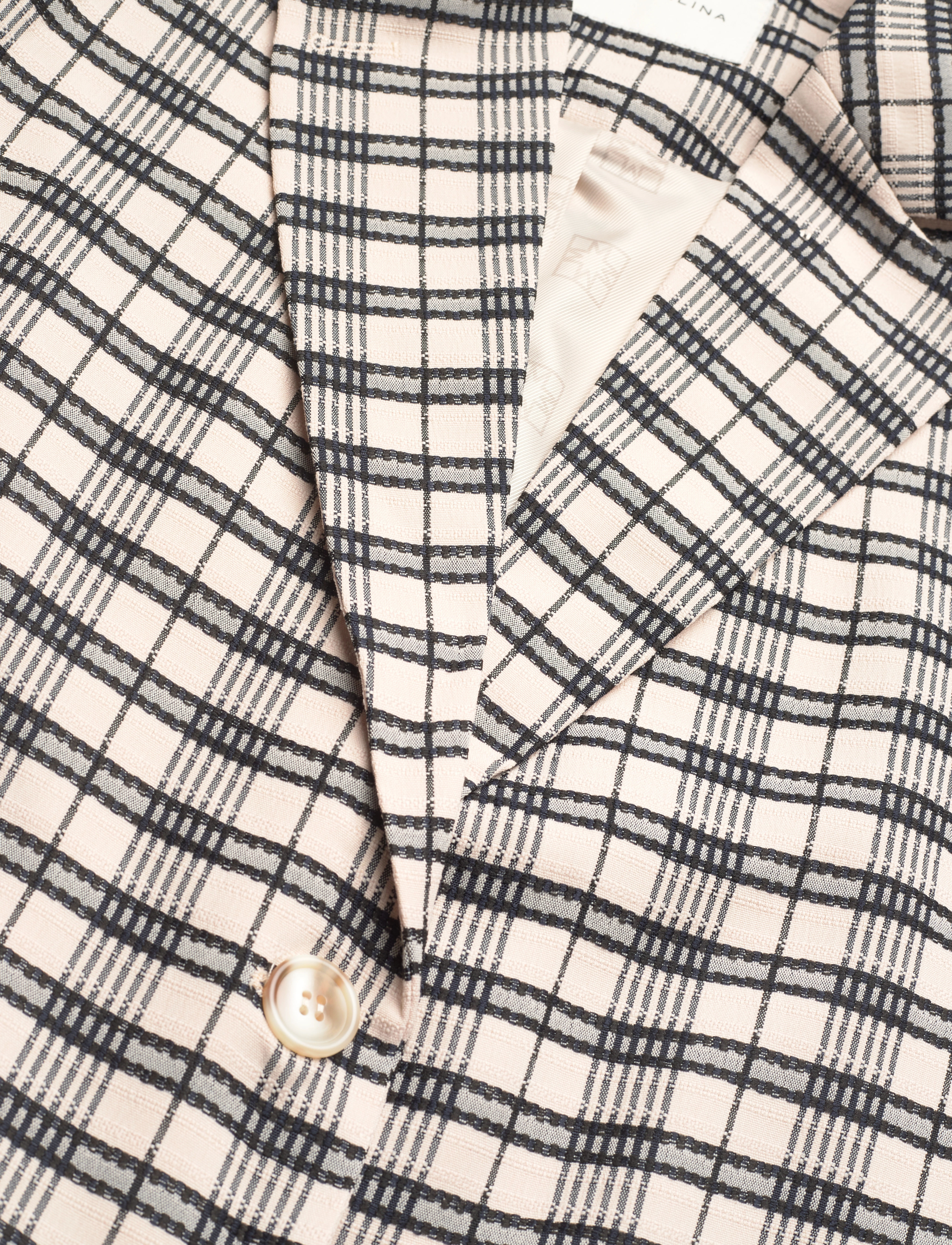 Malina - Vera single breasted blazer - blackcheck - 2