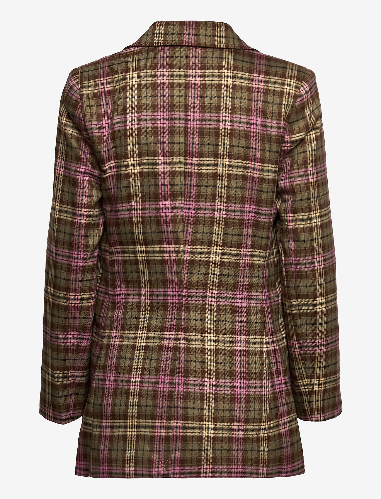 By Malina - Cassia blazer - olive check - 1
