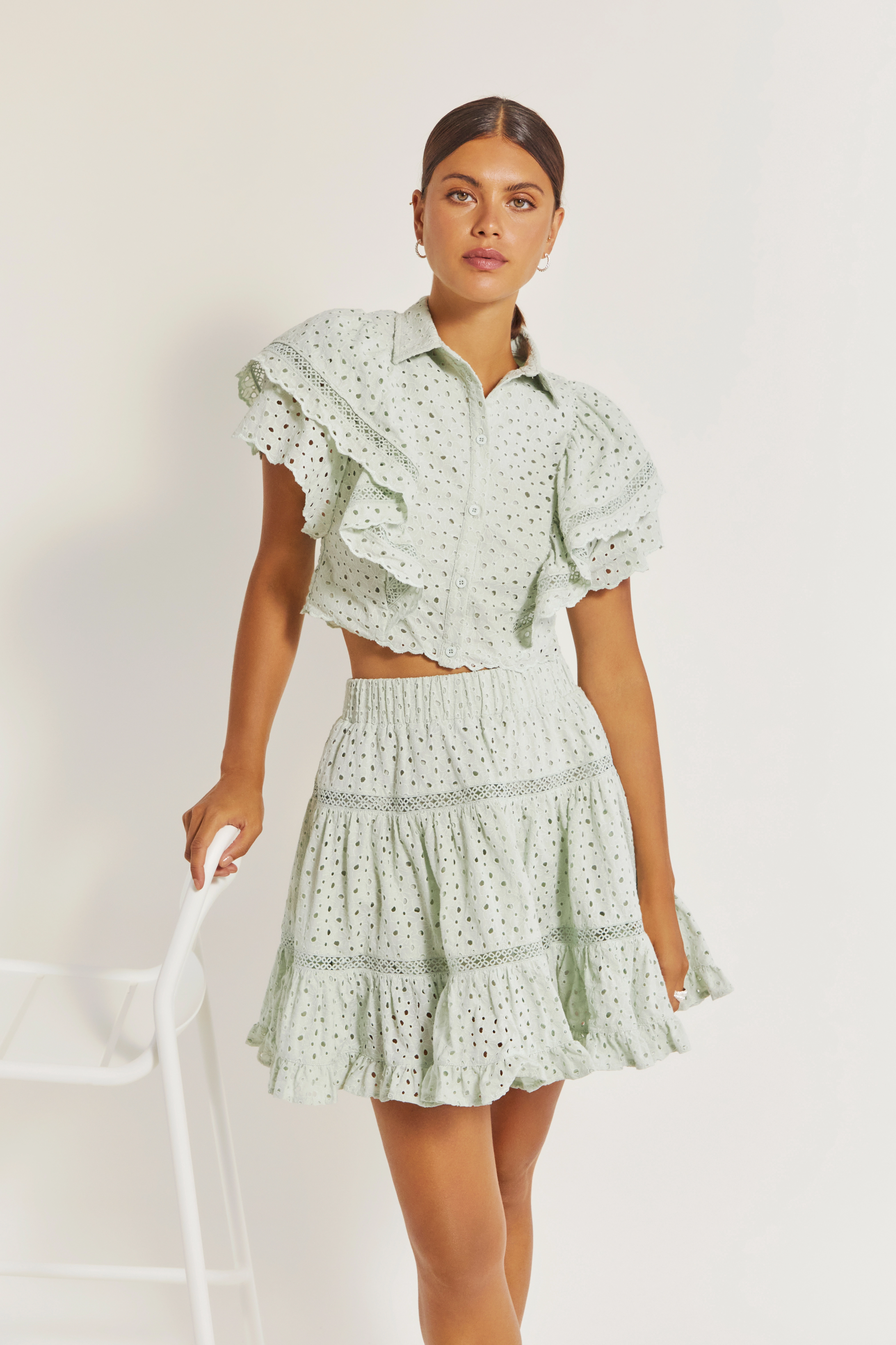 By Malina - Felice top - pistachio - 2