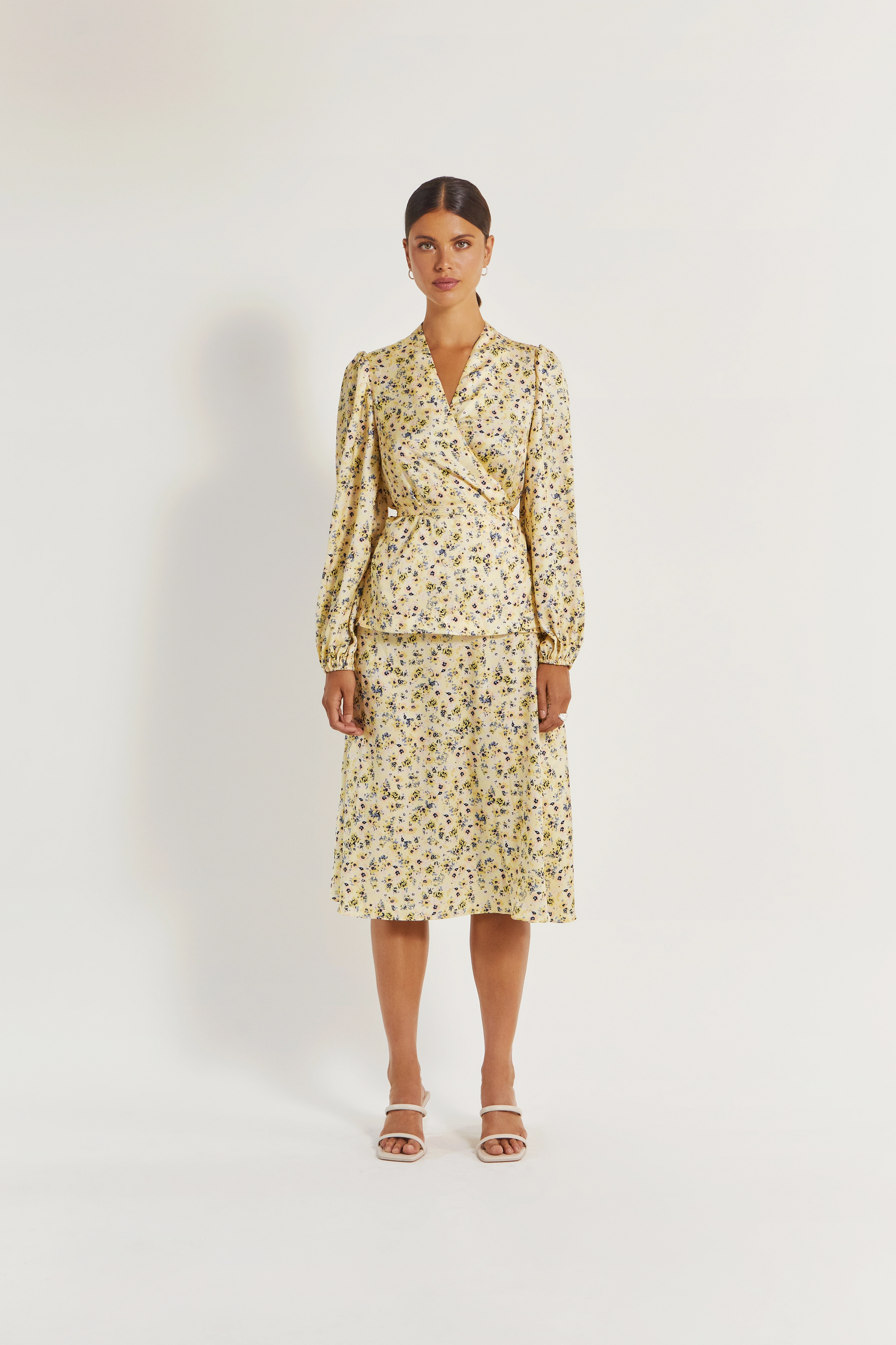 By Malina - Adelie blouse - botanica lemon - 3