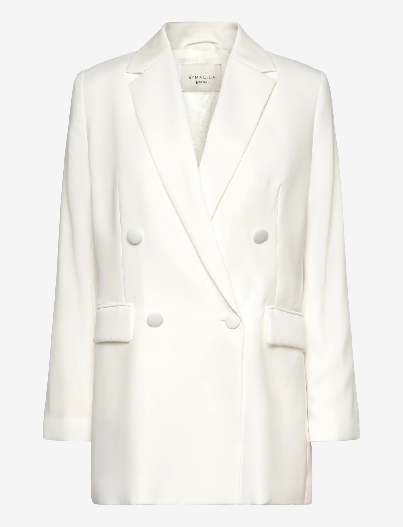 Malina - Disa tuxedo blazer - kahes joones nööpidega bleiserid - ivory - 0