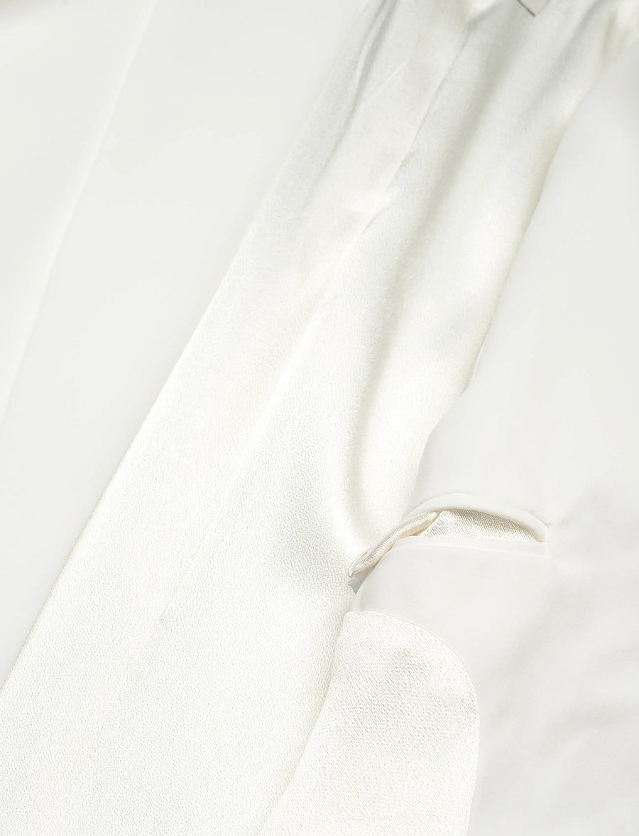 Malina - Disa tuxedo blazer - dubbelknäppta kavajer - ivory - 4