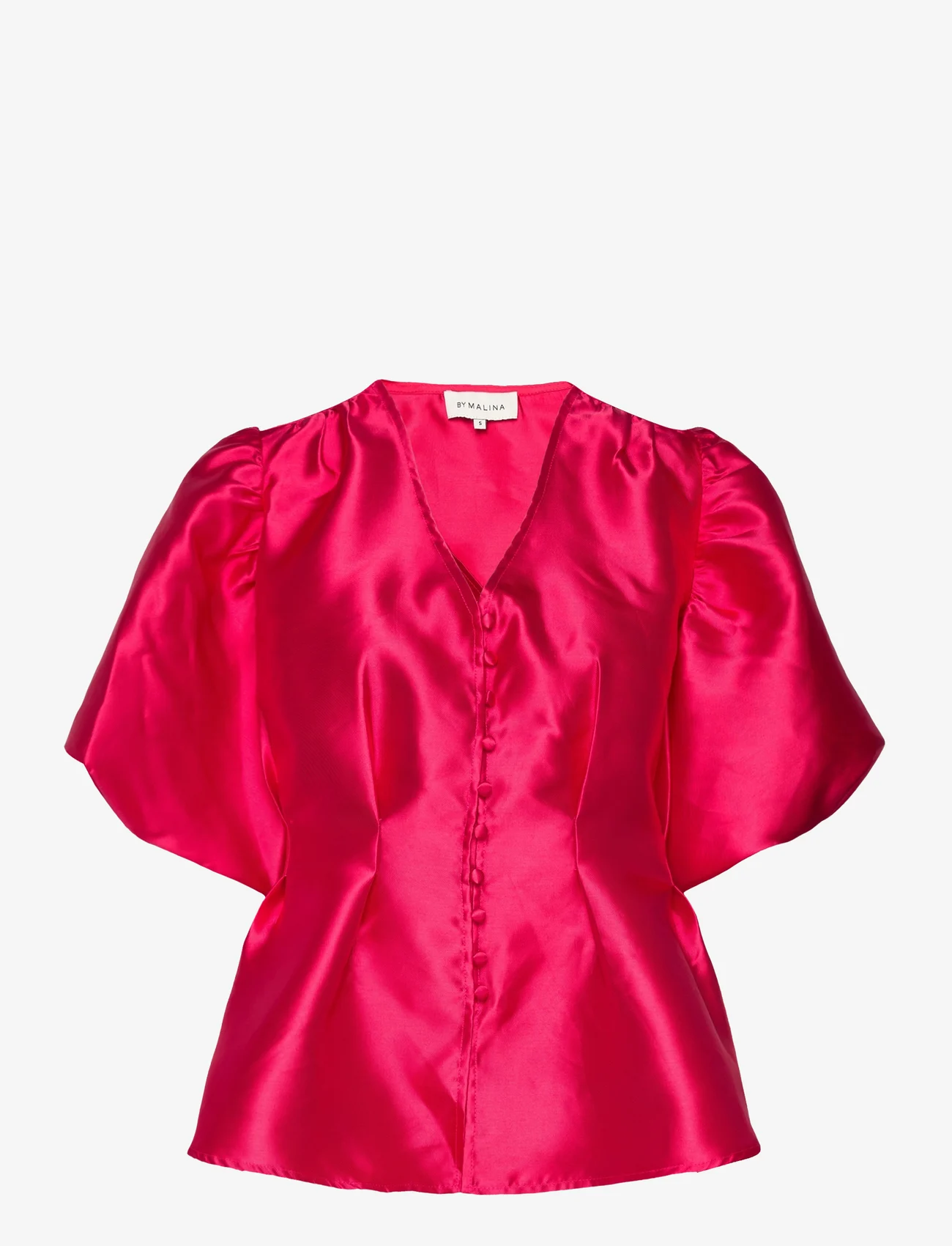 Malina - Aida Blouse - short-sleeved blouses - cherry - 0