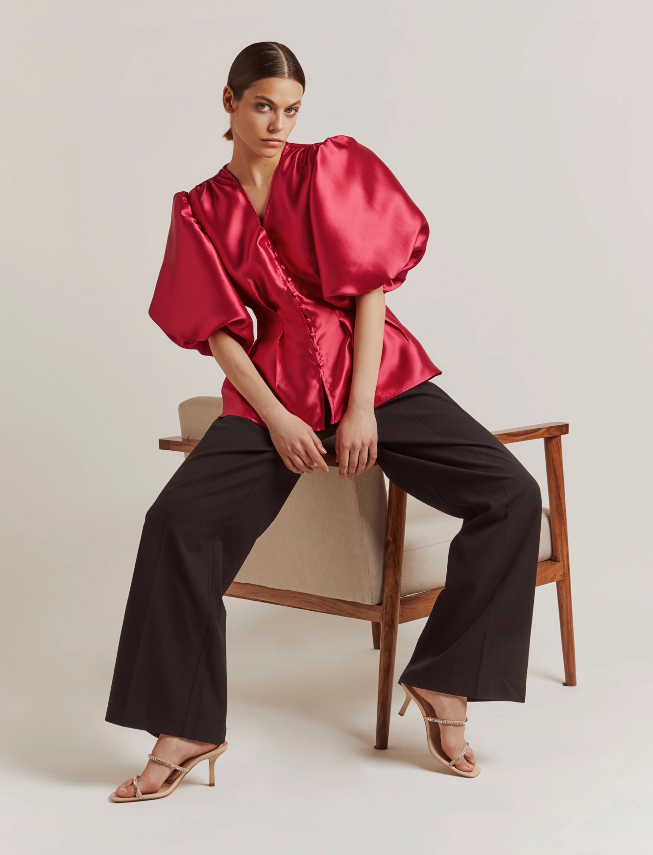 Malina - Aida Blouse - cherry - 5