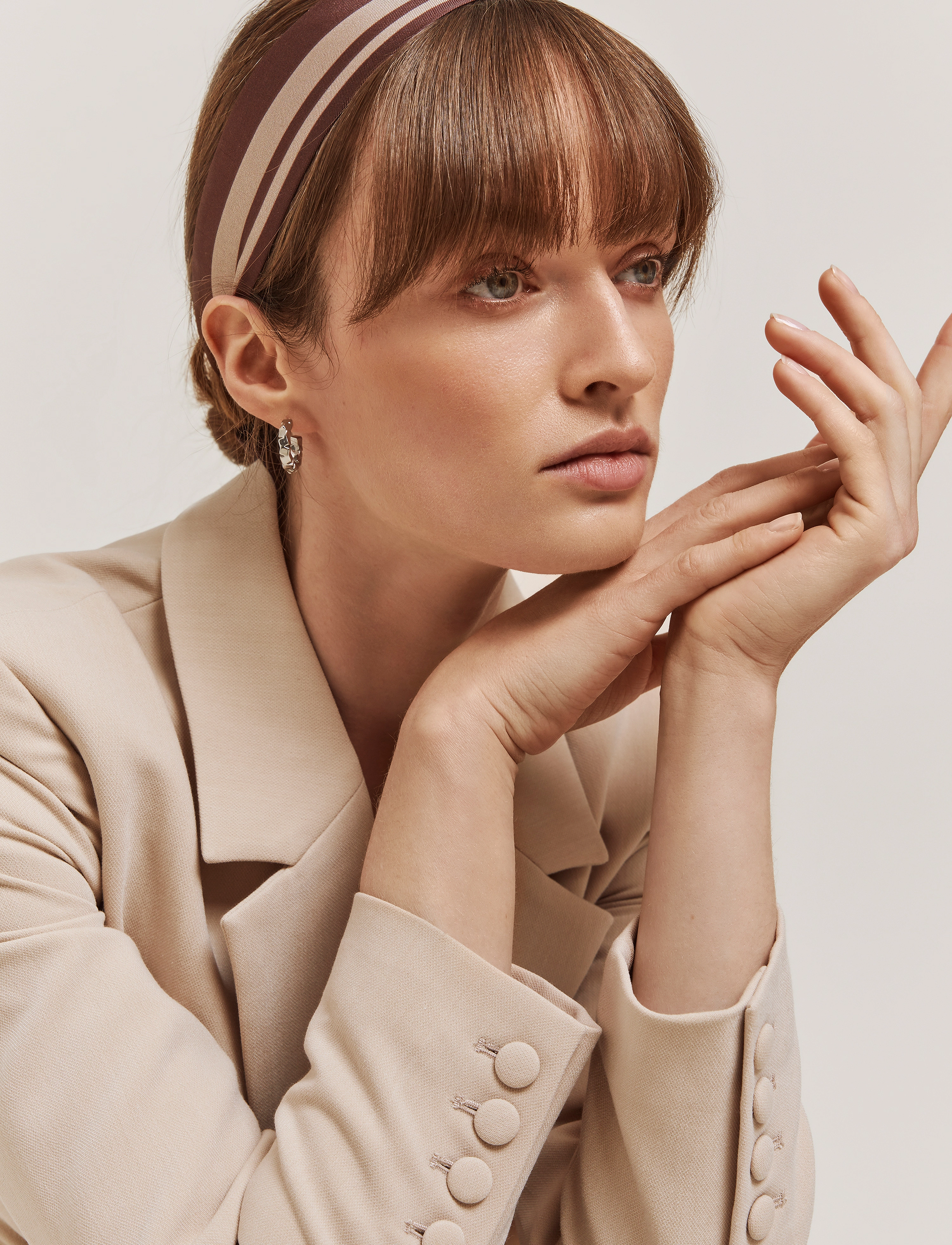Malina - Flora Blazer - light beige - 5