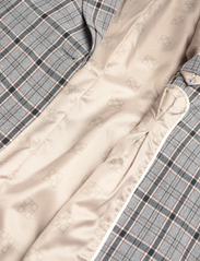 Malina - Clover one-button blazer - odzież imprezowa w cenach outletowych - stone grey check - 4