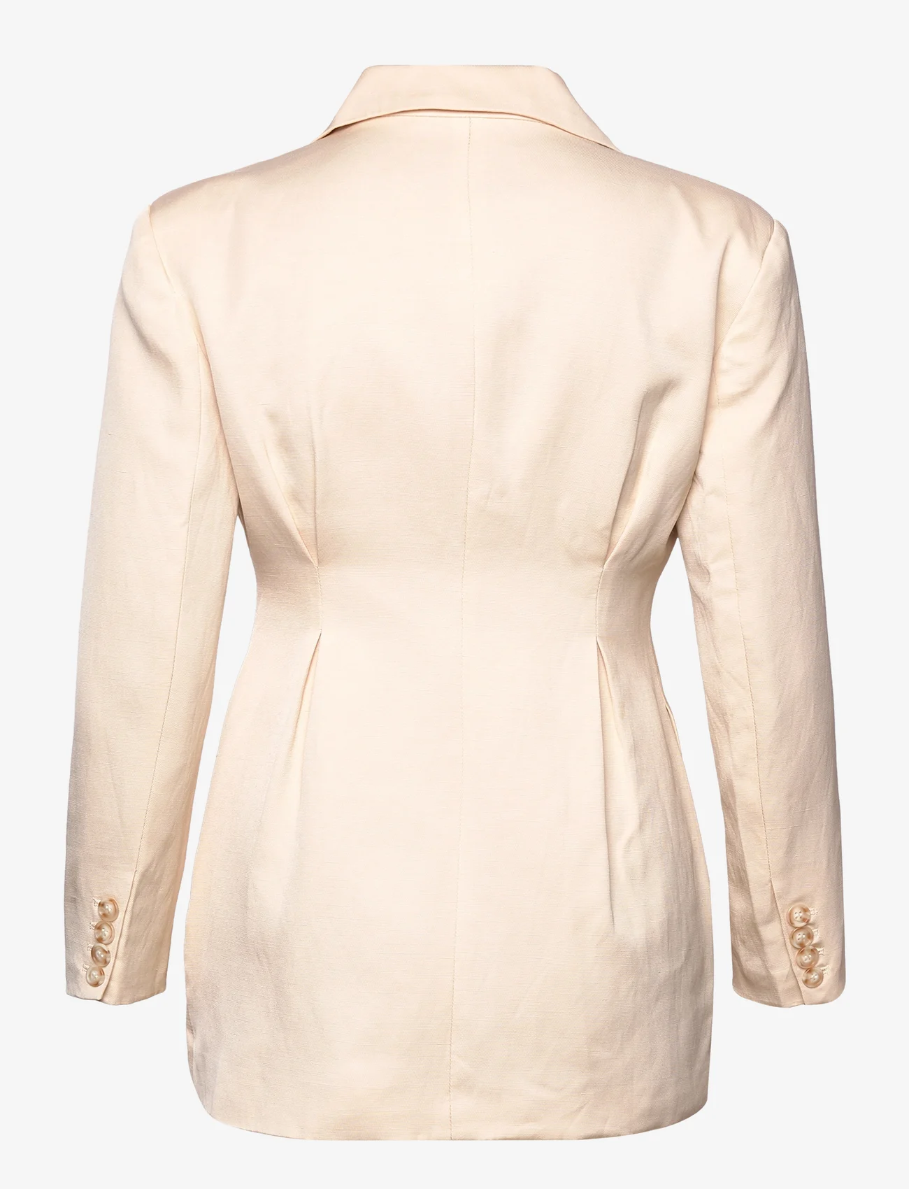 Malina - Clover one-button blazer - feestelijke kleding voor outlet-prijzen - vanilla - 1