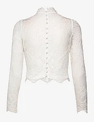 Malina - Josie turtleneck lace bridal top - long-sleeved blouses - ivory - 1