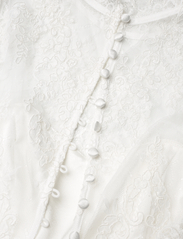 Malina - Josie turtleneck lace bridal top - long-sleeved blouses - ivory - 7