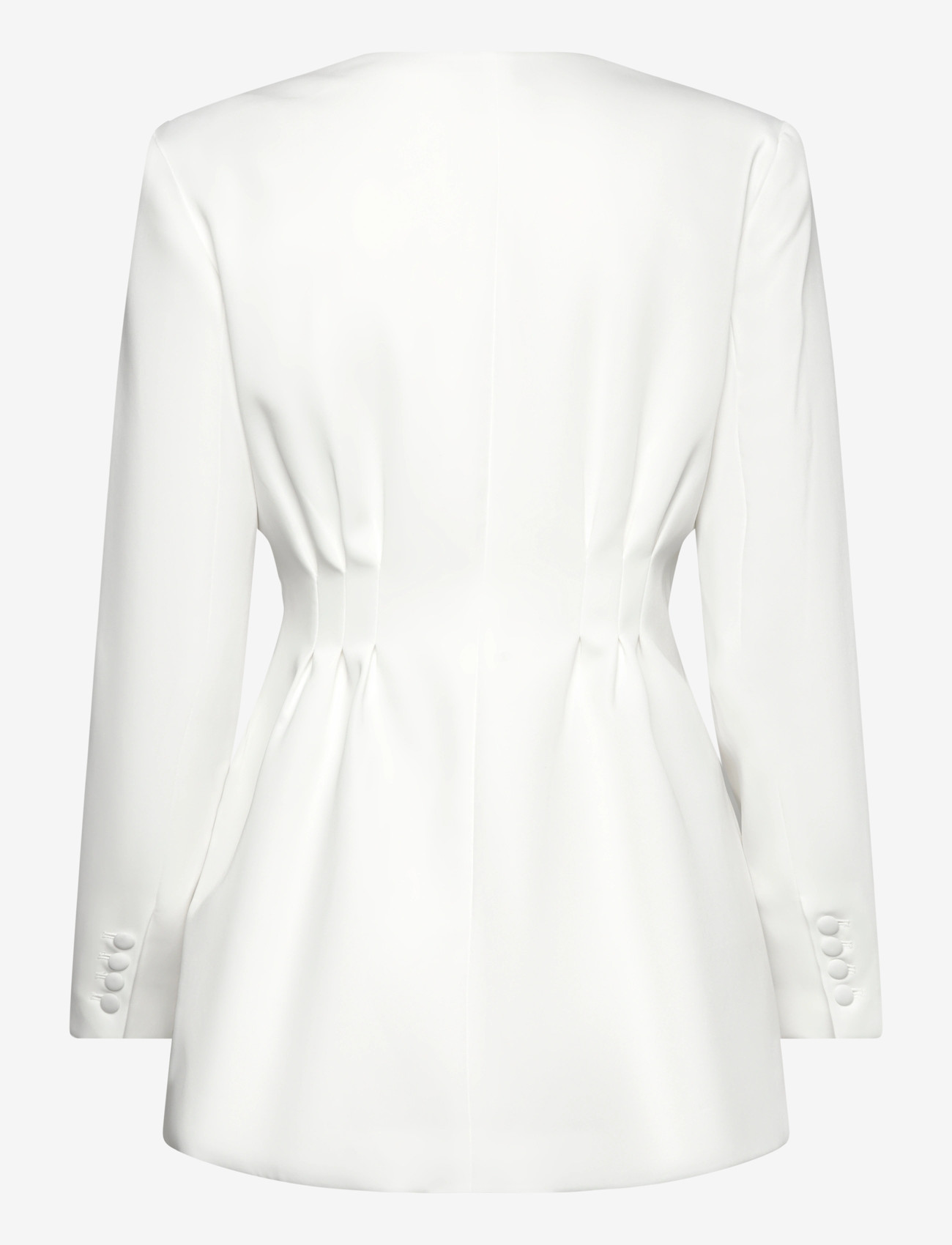 Malina - Juno collarless suit blazer - festtøj til outletpriser - ivory - 1