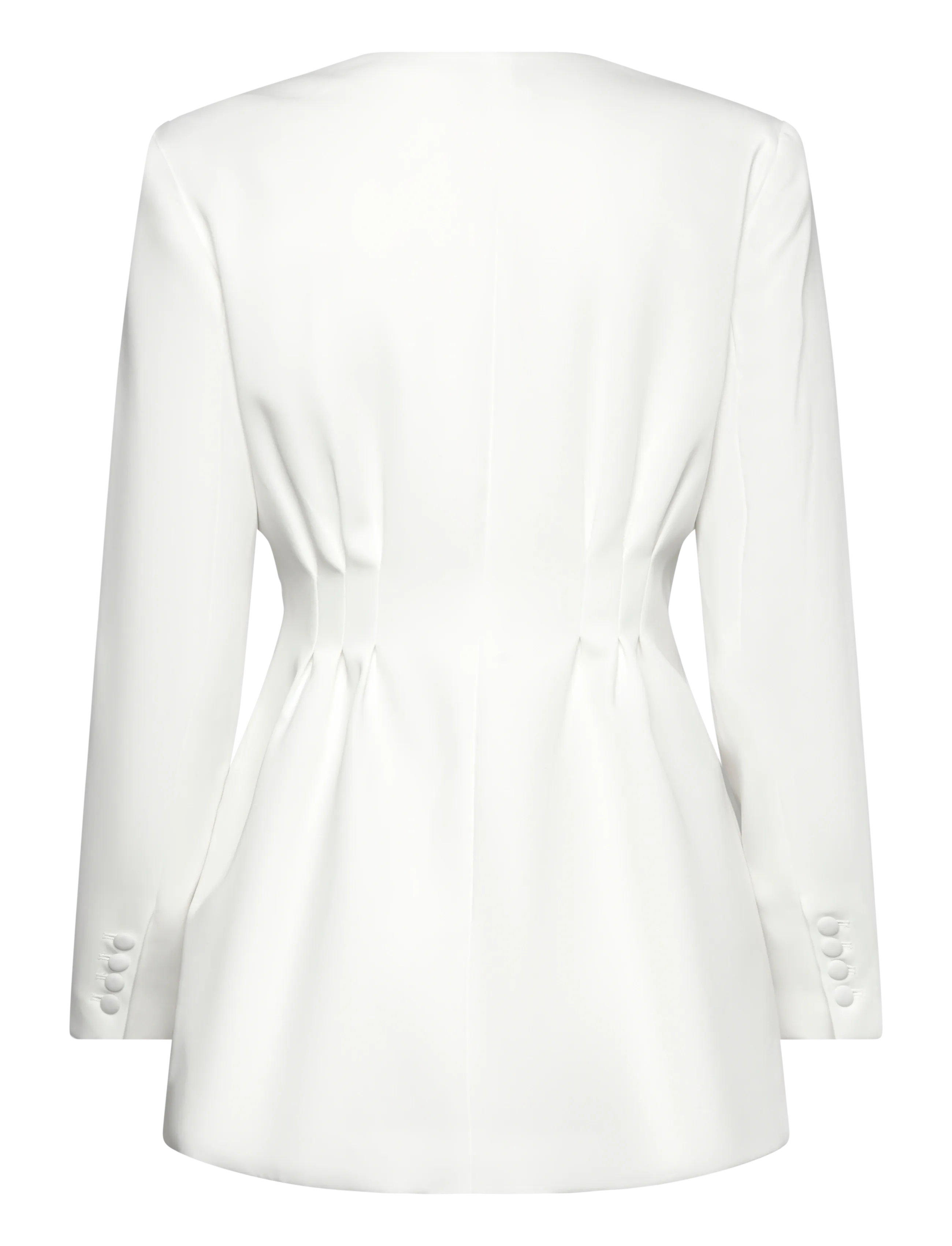 Malina - Juno collarless suit blazer - marynarki z pojedynczym zapięciem - ivory - 1