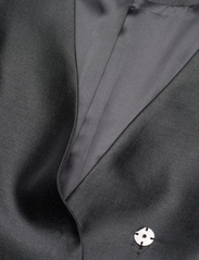 Malina - Clara silk blend collarless blazer - festkläder till outletpriser - black - 6