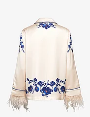 Malina - Samara feather detail oversized shirt - blūzes ar garām piedurknēm - poppy - 1