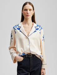 Malina - Samara feather detail oversized shirt - blūzes ar garām piedurknēm - poppy - 6