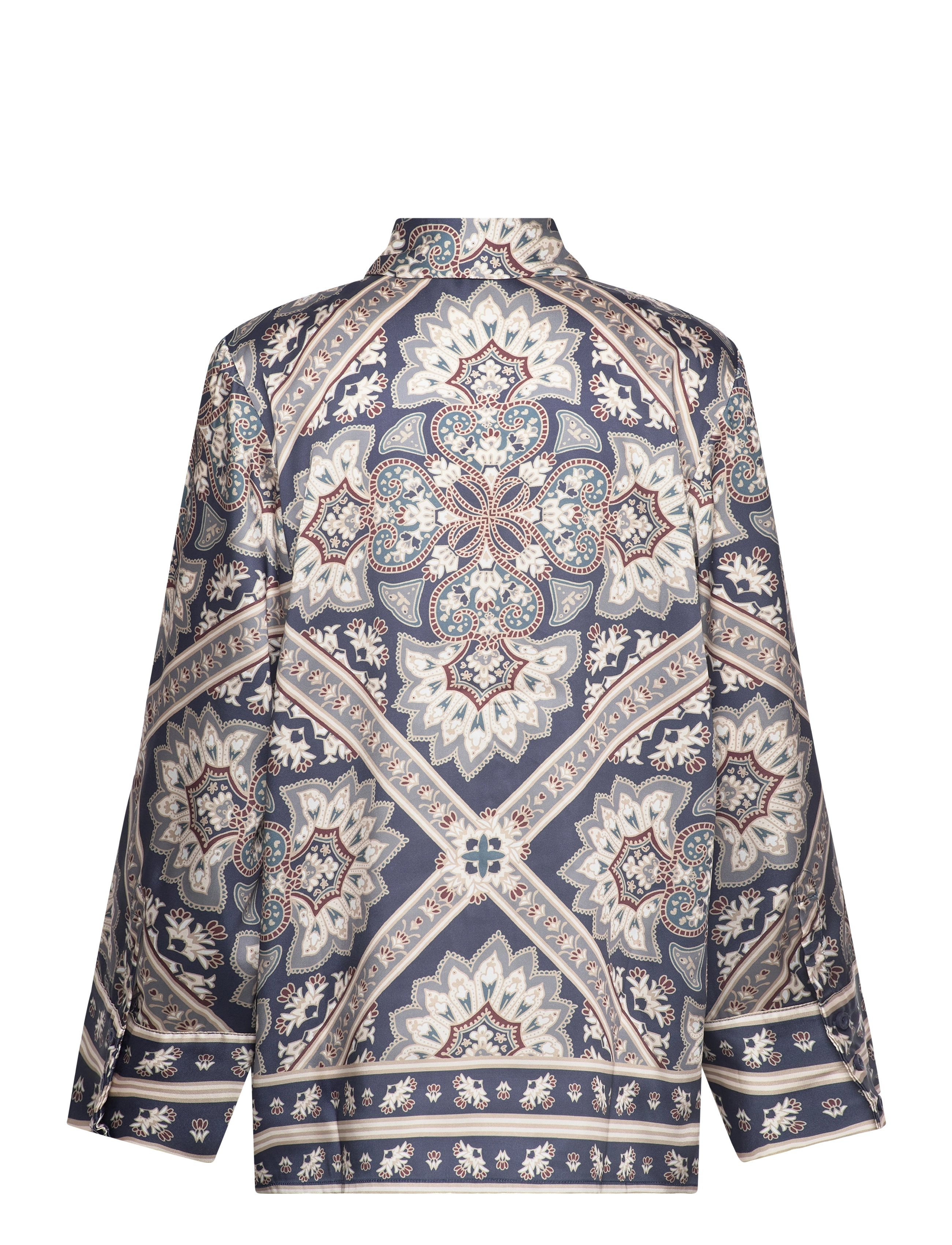 Malina - Felicia printed oversized shirt - tile - 1