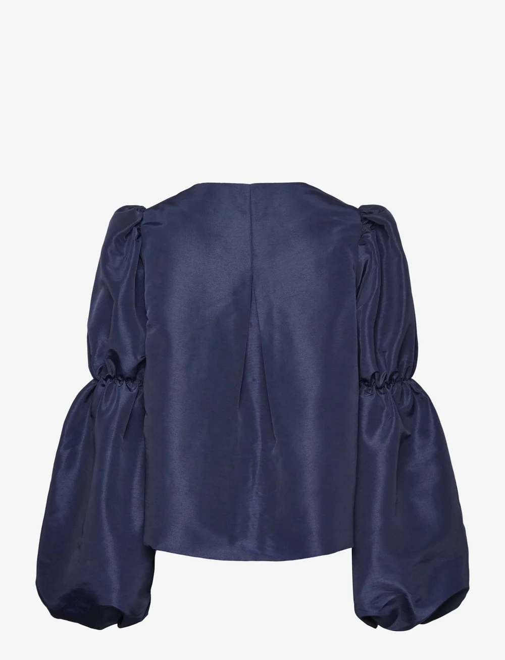 Malina - Zoey double pouf sleeve blouse - langärmlige blusen - dark blue - 2