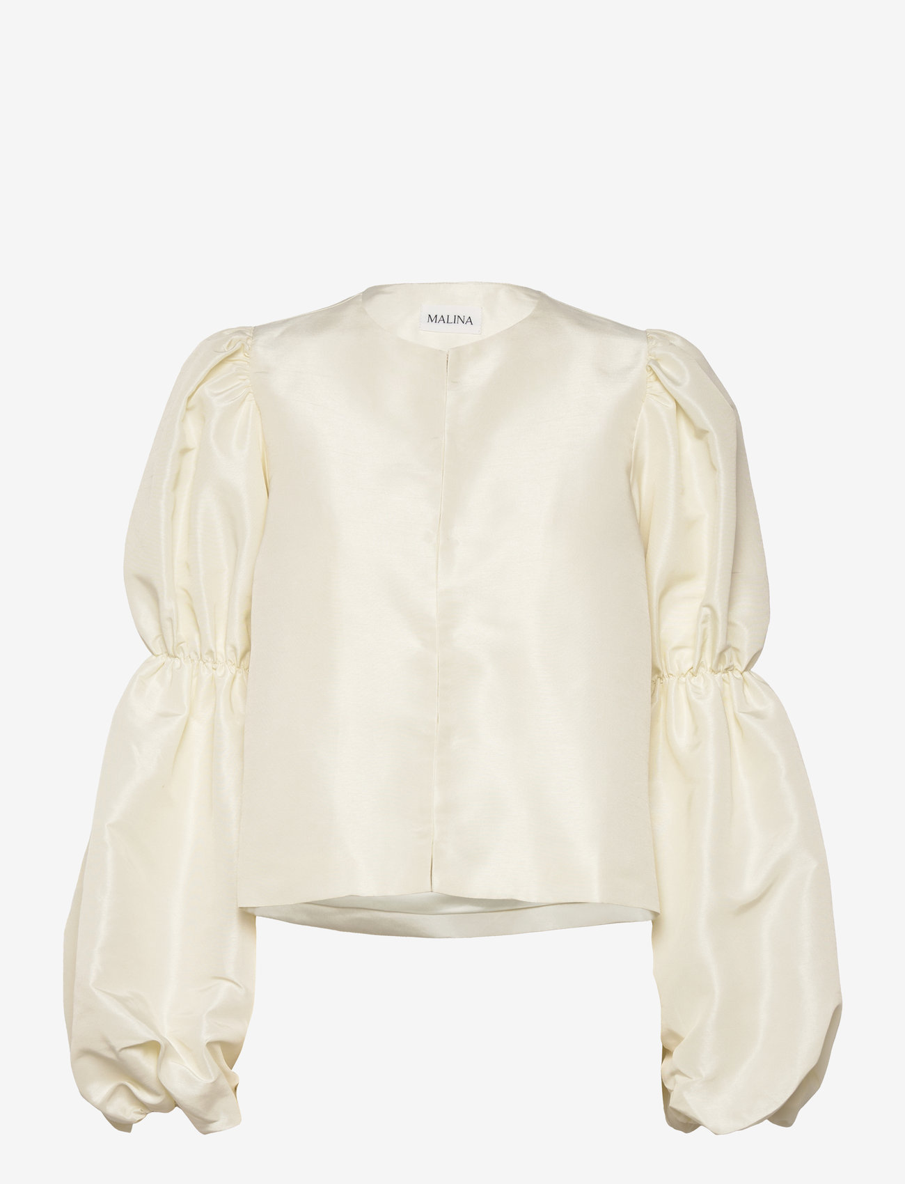 Malina - Zoey Double Pouf Sleeve Blouse - langærmede bluser - vanilla - 1
