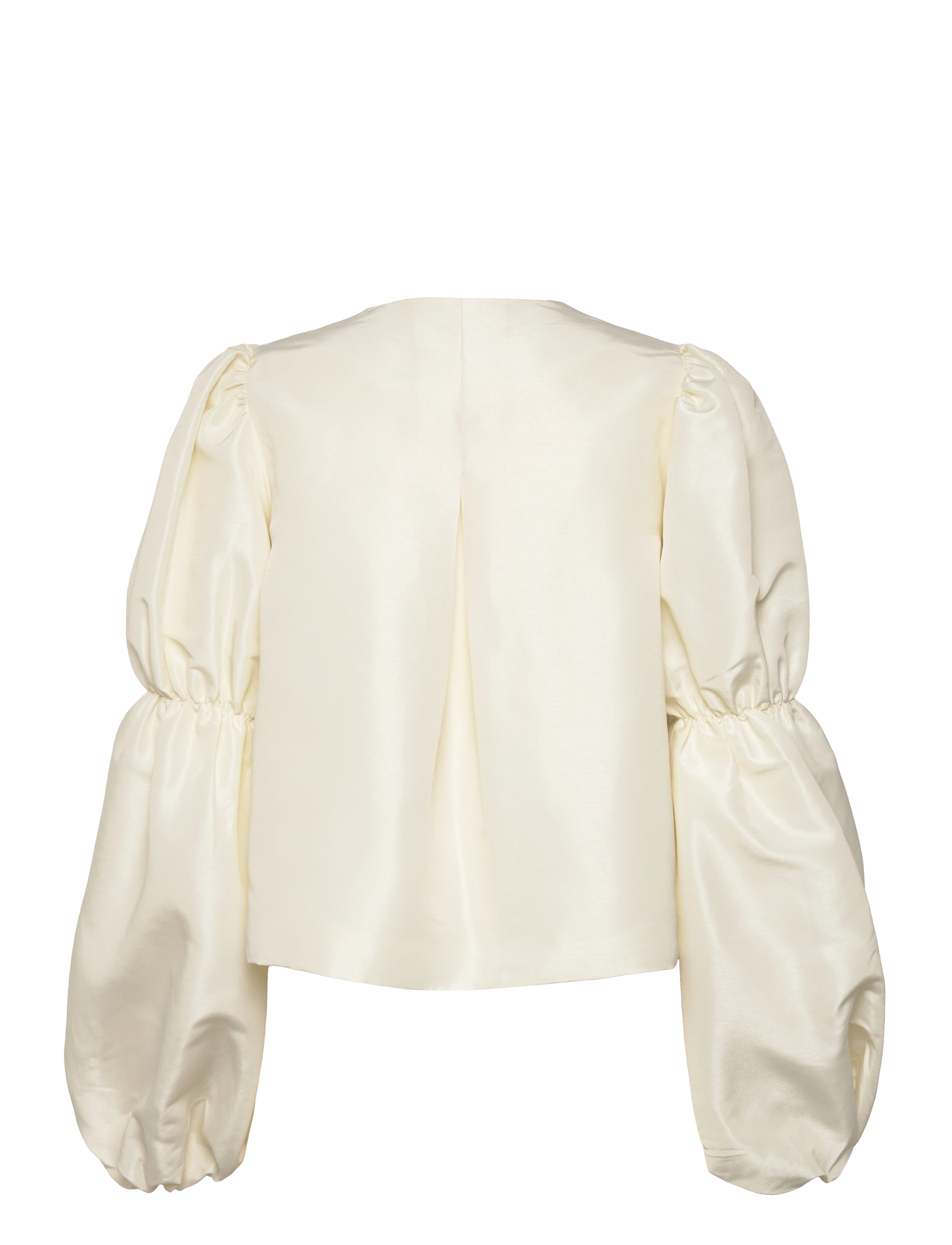Malina - Zoey Double Pouf Sleeve Blouse - langärmelige blusen - vanilla - 2