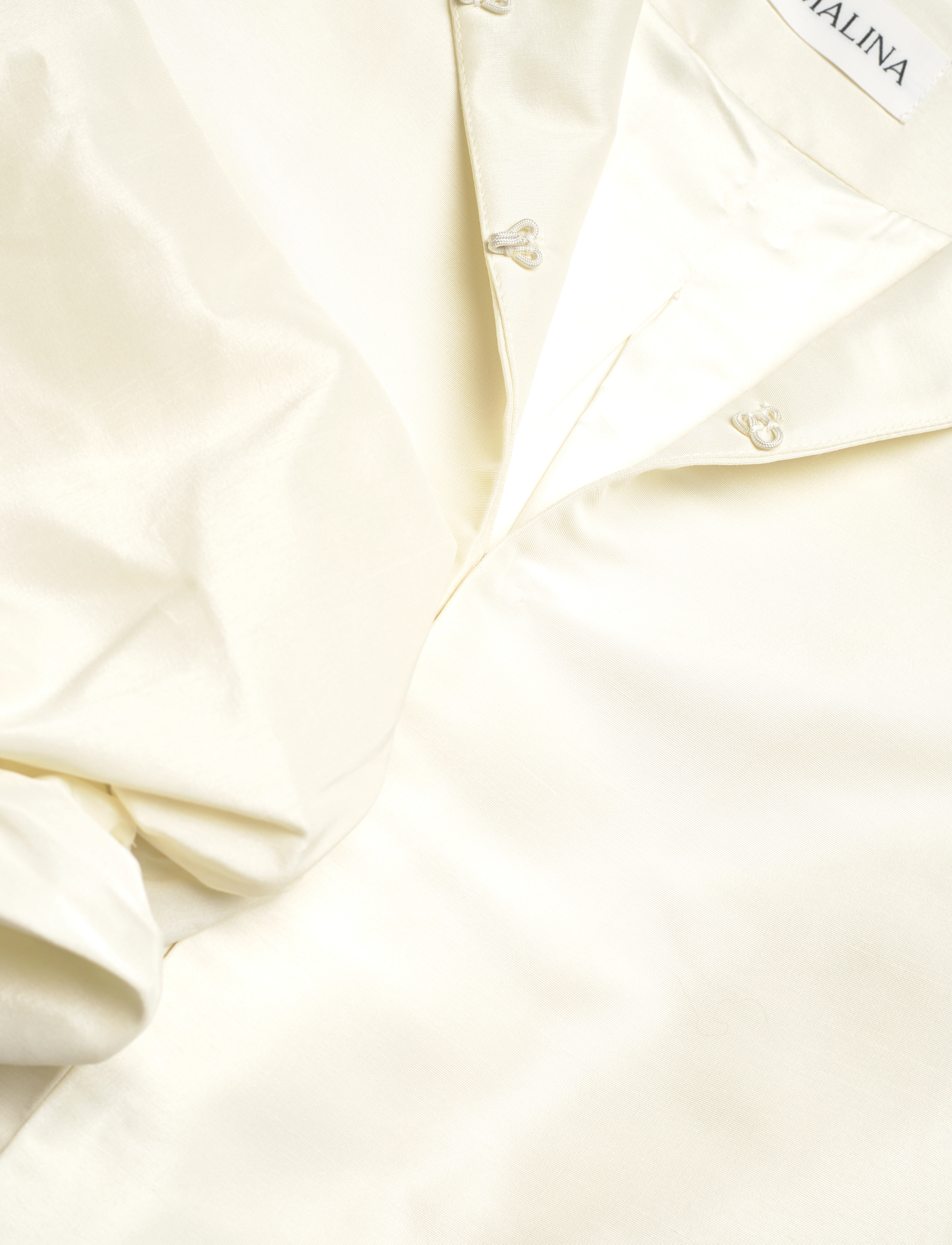 Malina - Zoey Double Pouf Sleeve Blouse - langærmede bluser - vanilla - 3