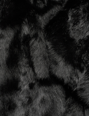 Malina - Danyelle buckled faux fur jacket - takit & päällystakit - black - 7