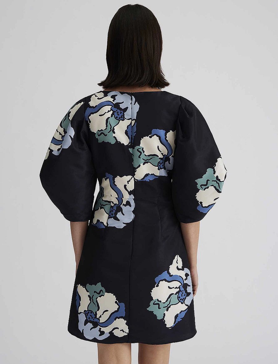 Malina - Primrose open front mini dress - robes de fête - floral - 3