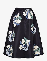 Malina - Filippa pleated midi skirt - midi kjolar - floral - 1