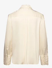 Malina - Naomi embroidery detailed shirt - pitkähihaiset paidat - vanilla - 1