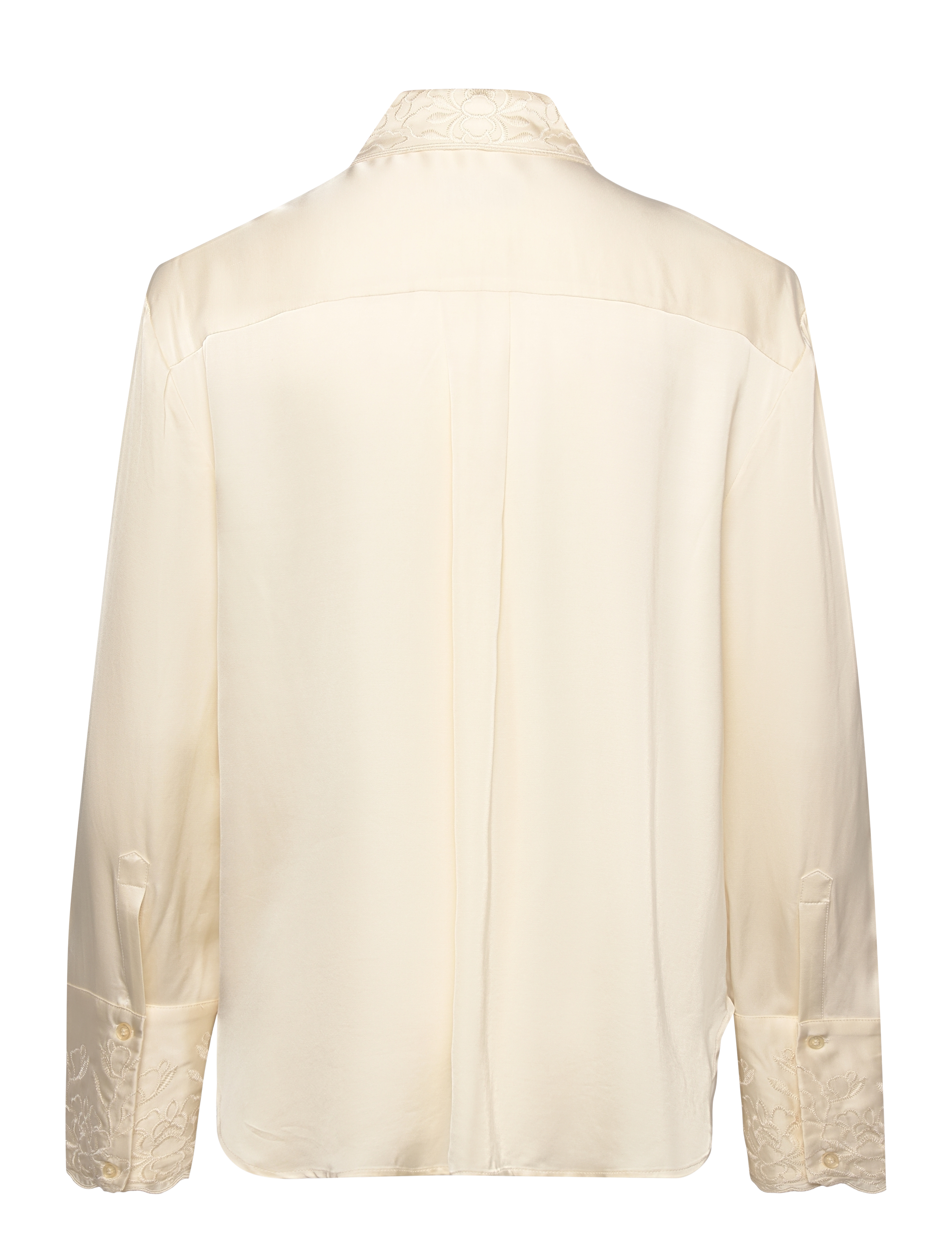 Malina - Naomi embroidery detailed shirt - vanilla - 2