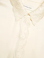 Malina - Naomi embroidery detailed shirt - pitkähihaiset paidat - vanilla - 2