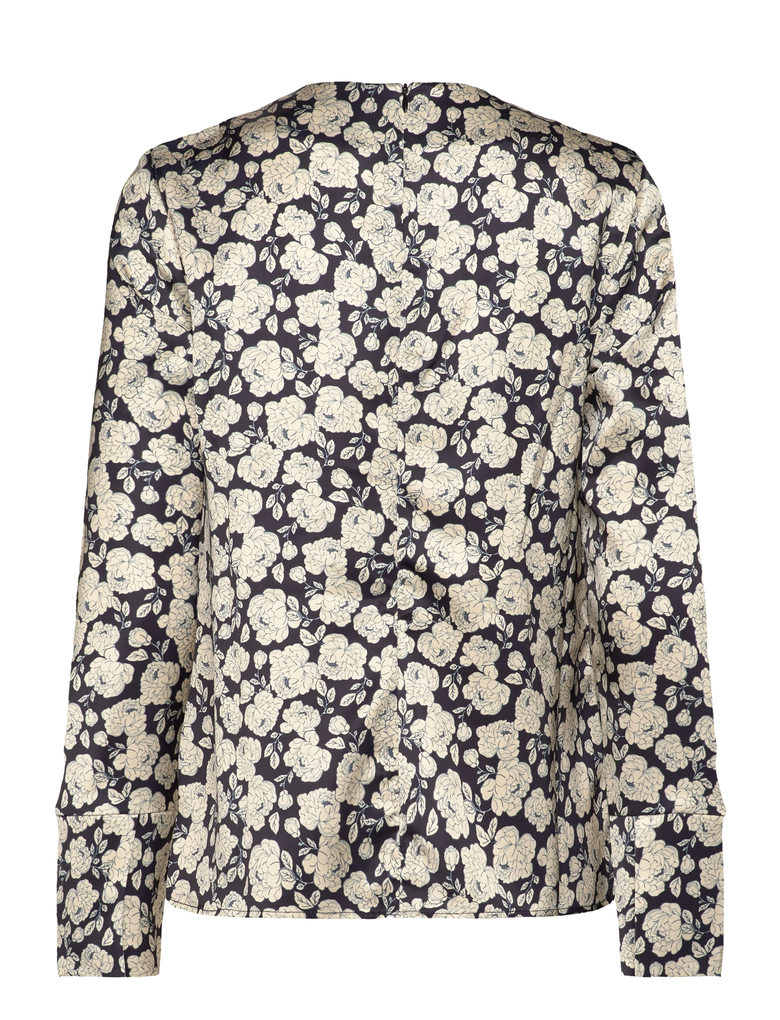 Malina - Evie Pleated Neckline blouse - langärmlige blusen - pink - 2