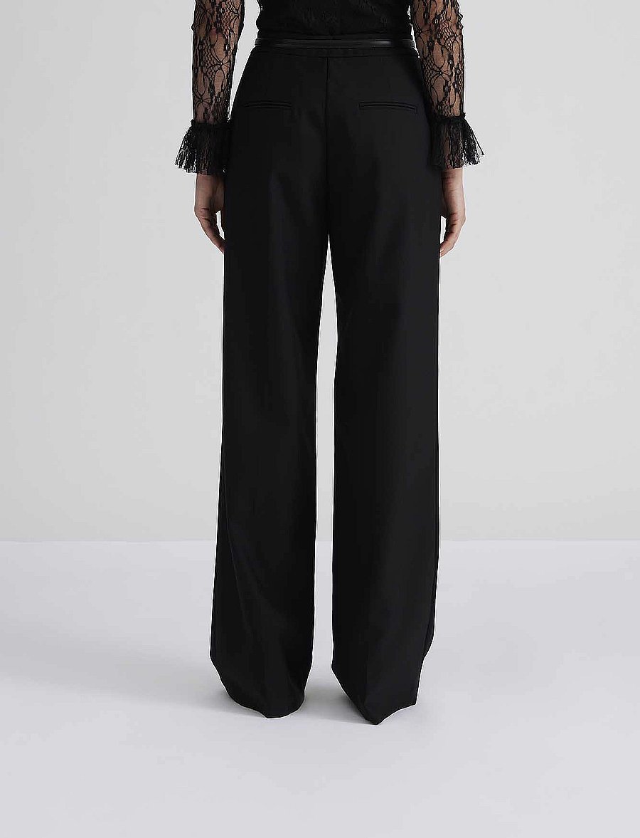 Malina - Malina Classic Tuxedo Pants - pidulikud püksid - black - 5