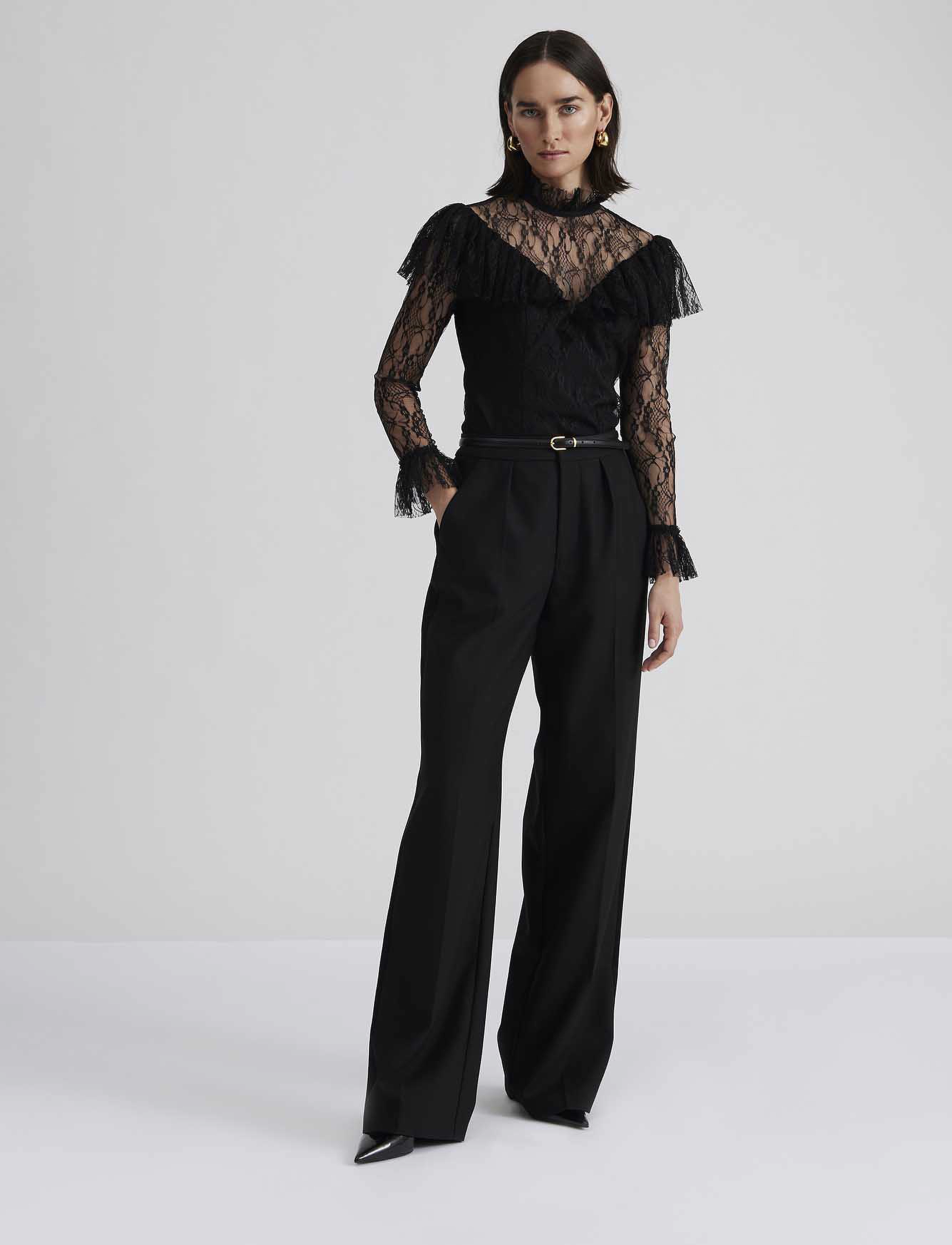 MALINA Classic Tuxedo Pants kostymbyxor dam – bild 3