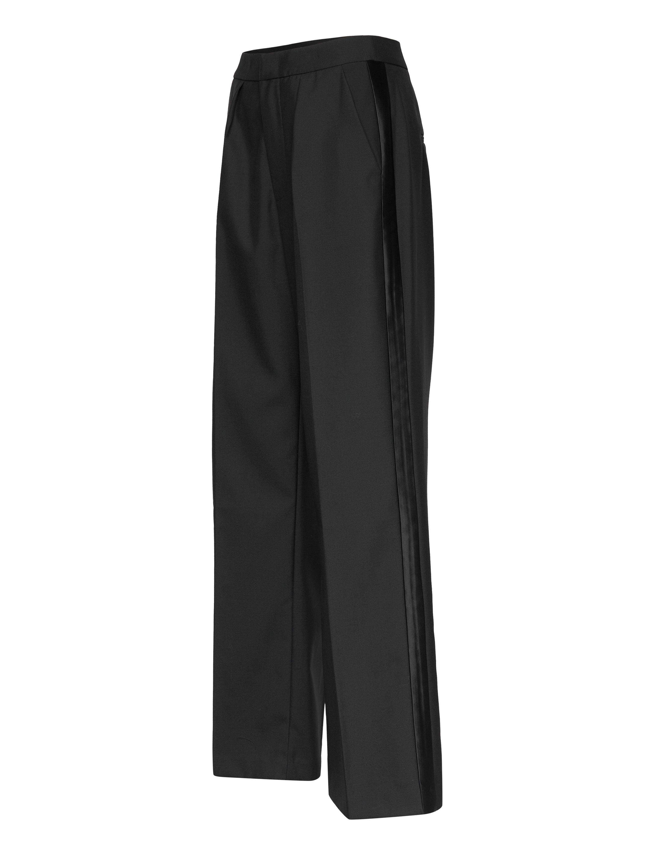 Malina - Malina Classic Tuxedo Pants - anzugshosen - black - 3