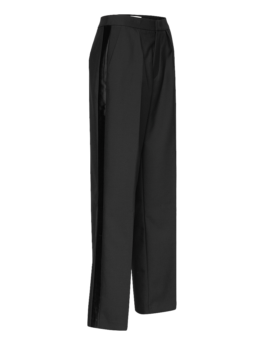 Malina - Malina Classic Tuxedo Pants - pidulikud püksid - black - 4