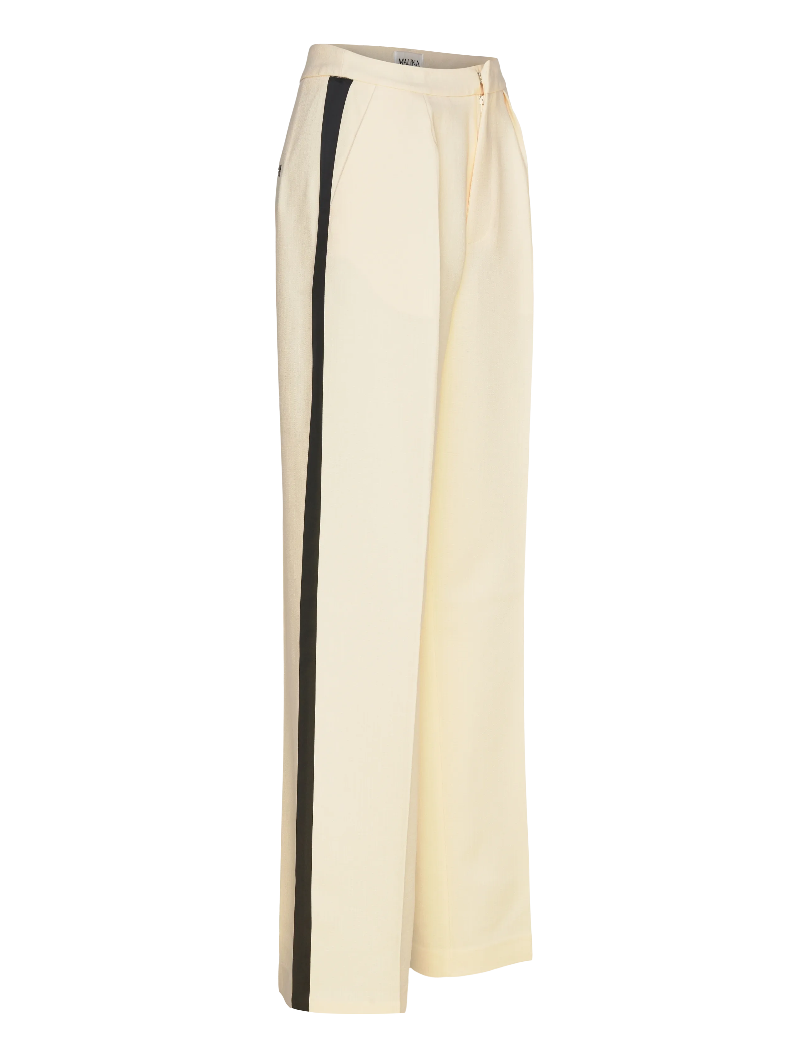 Malina - Malina Classic Tuxedo Pants - tailored trousers - vanilla - 3