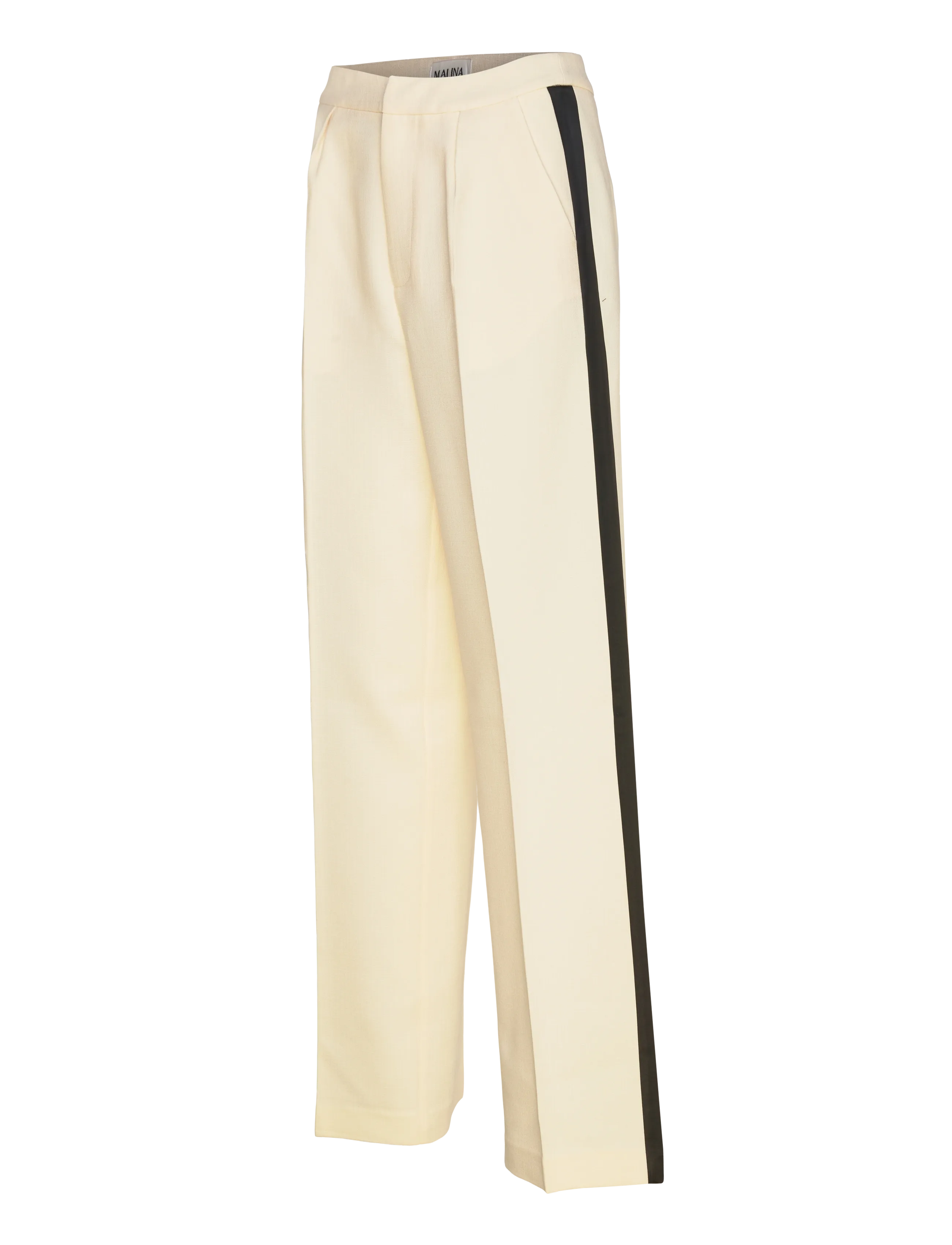 Malina - Malina Classic Tuxedo Pants - tailored trousers - vanilla - 4