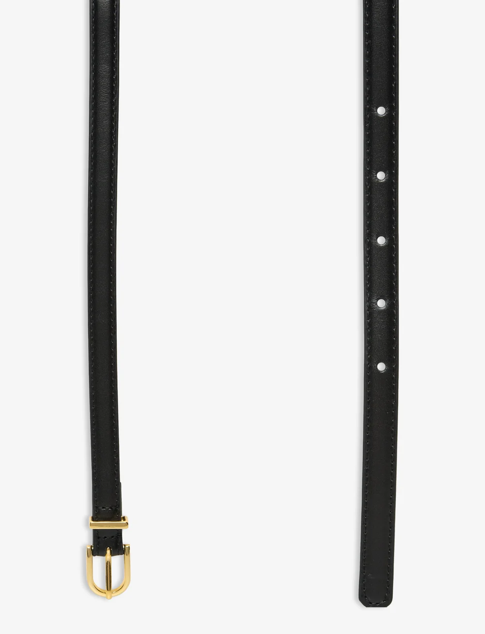 Malina - Blair thin leather belt - casual gürtel - black - 2