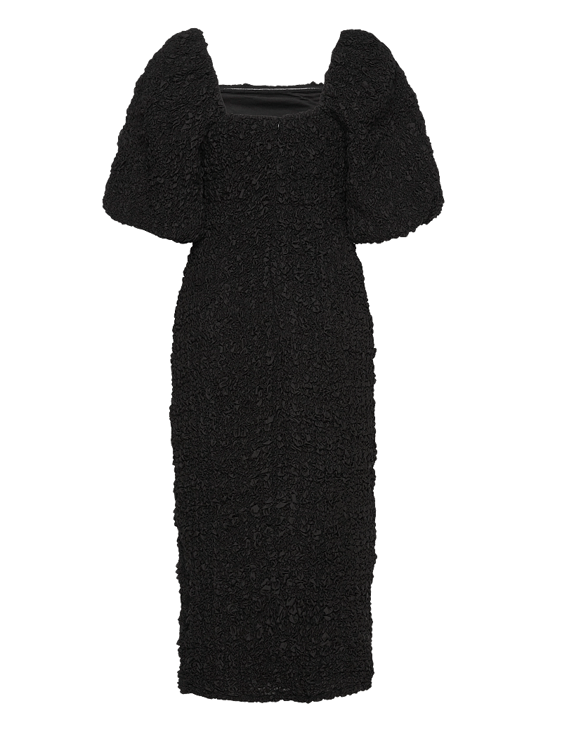 Malina - Carli smocked midi dress - black - 2