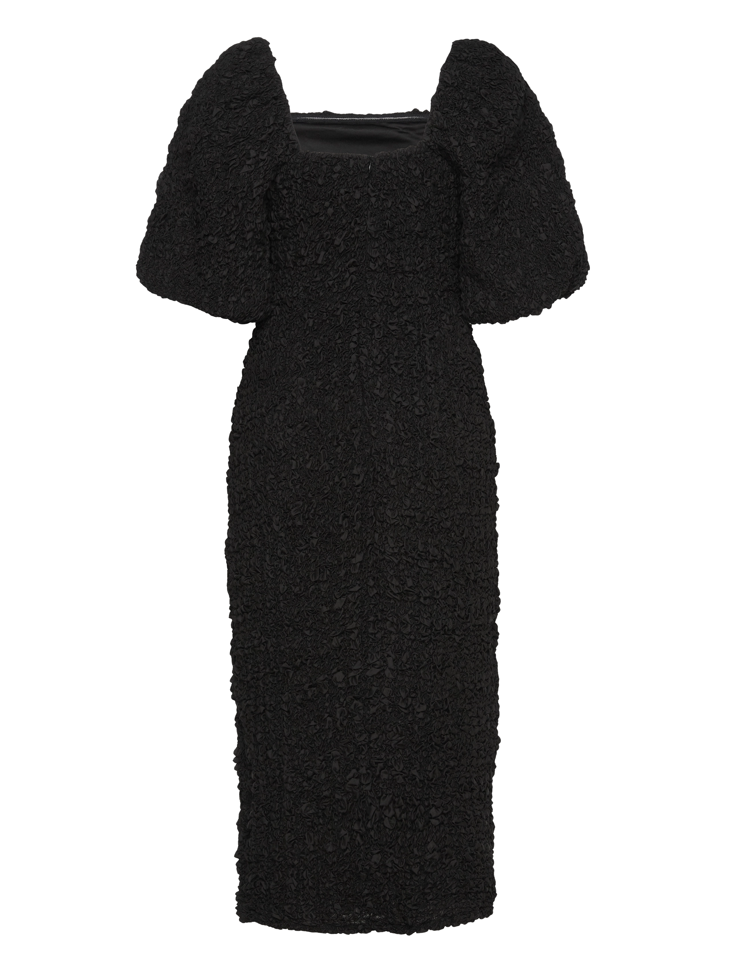 Malina - Carli smocked midi dress - black - 2