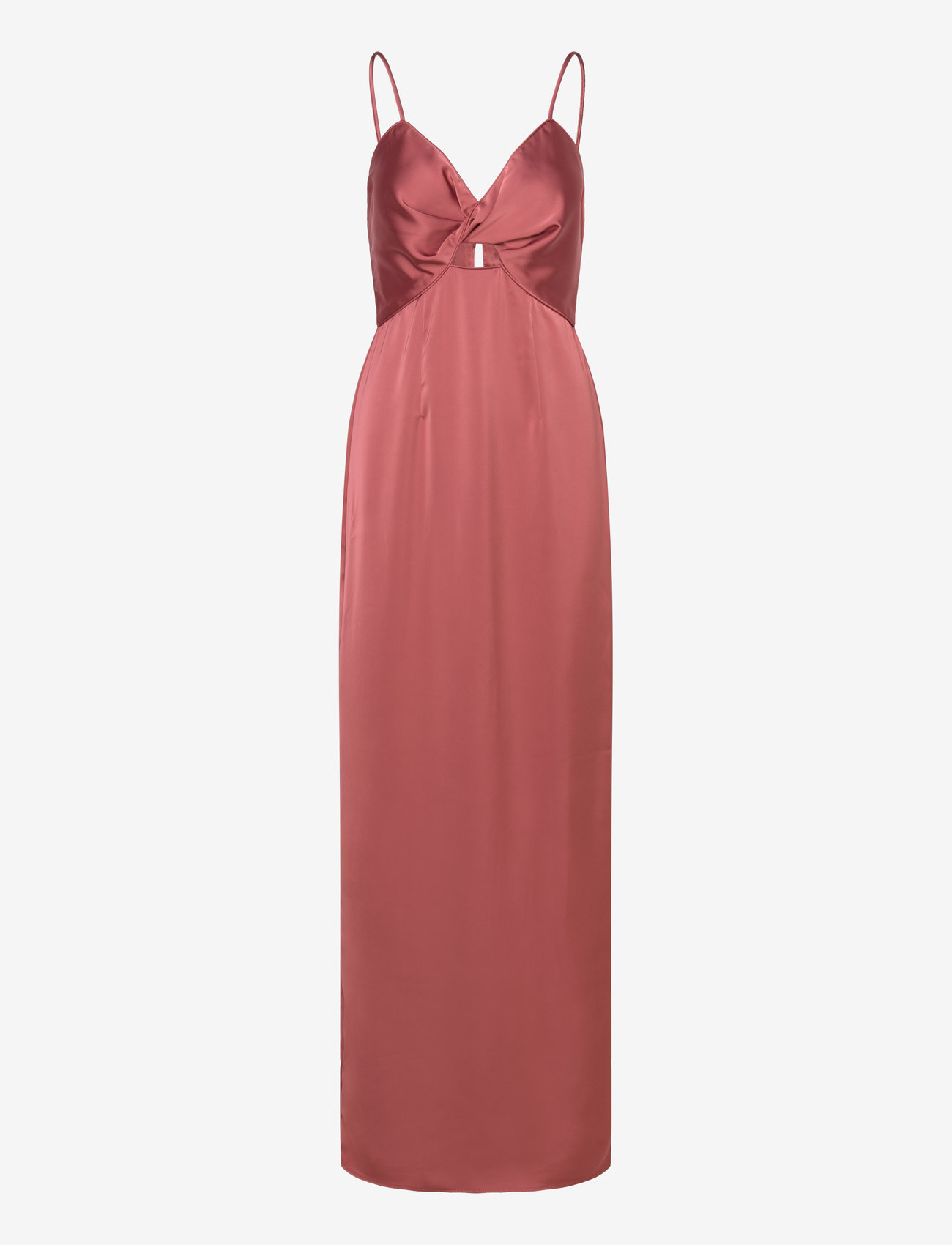 Malina - Patrizia cut out slip maxi dress - aftenkjoler - terracotta - 1