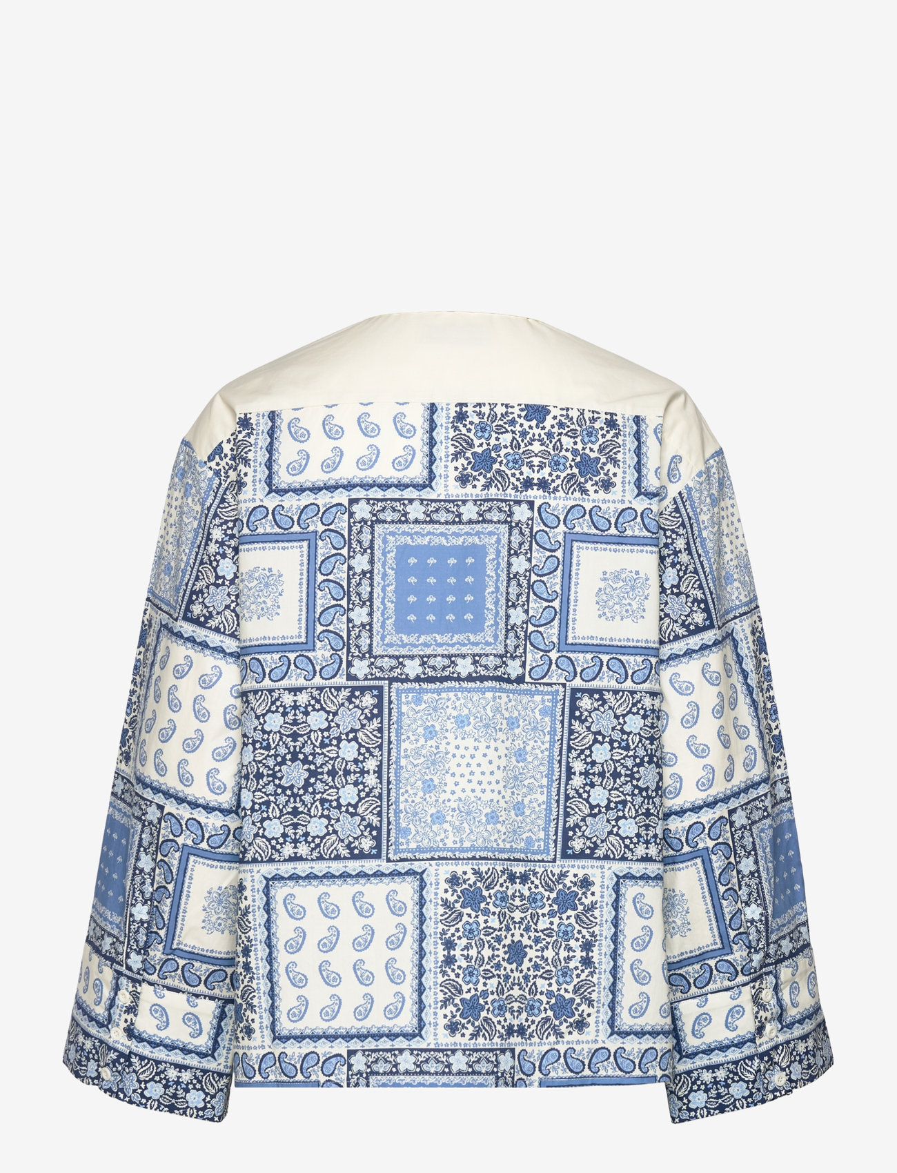 Malina - Carmen oversized patchwork shirt - coastal patchwork - 2