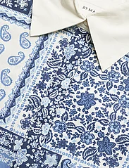Malina - Carmen oversized patchwork shirt - denim shirts - coastal patchwork - 8
