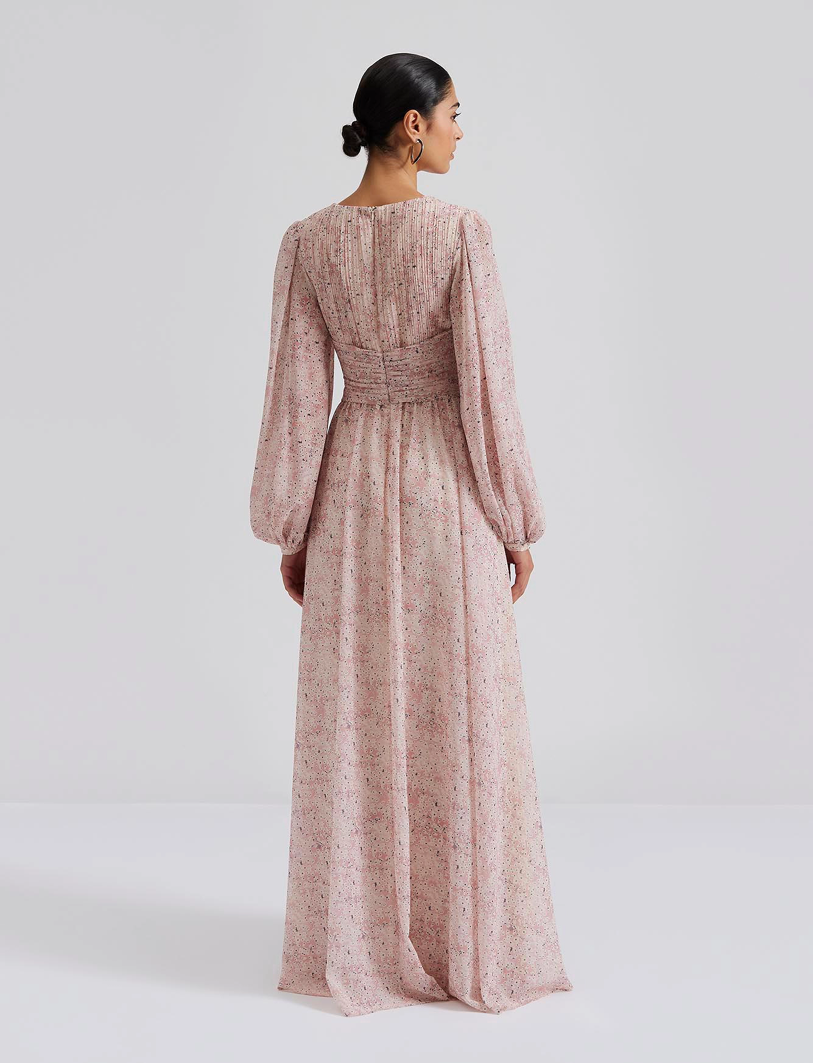 Malina - Lamia v-neck maxi dress - mist - 3