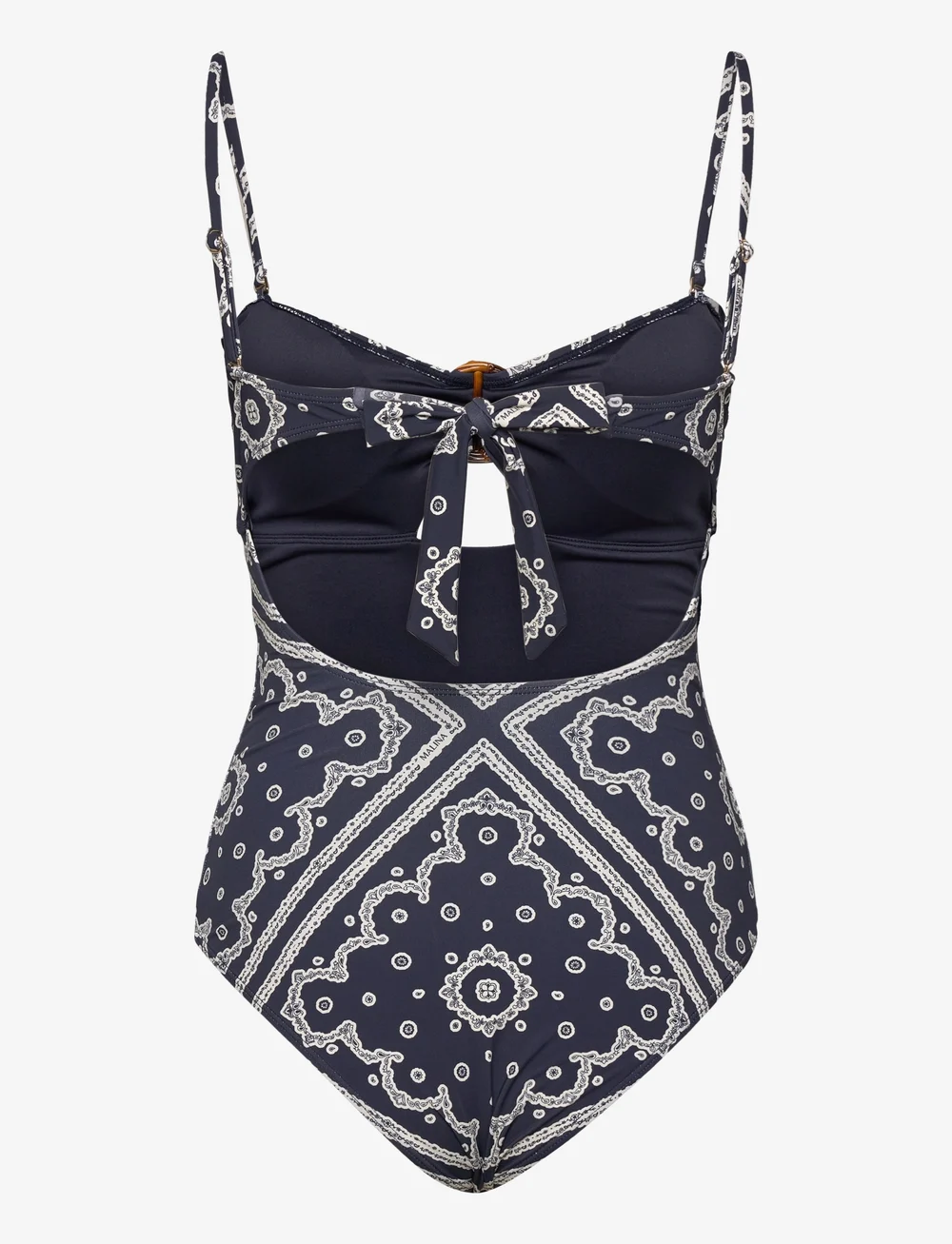 Malina - Mandy bamboo-ring bandeau swimsuit - badeanzüge - bandana - 2